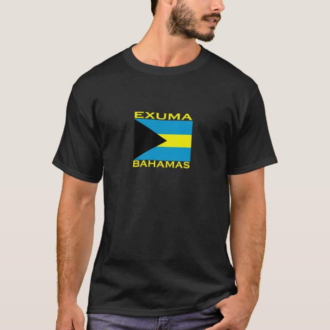 Camiseta Exuma, Bahamas (Anverso)