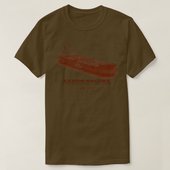 Camiseta Exxon Valdez (Diseño del anverso)