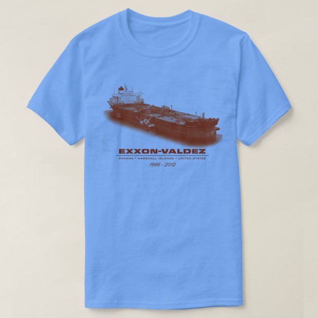 Camiseta Exxon Valdez (Diseño del anverso)