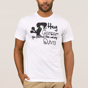 Camiseta Ey cáncer del riñón usted escogió a la diva