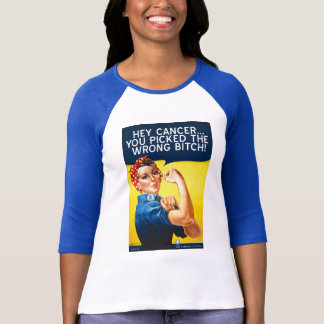 CAMISETA ¡EY CÁNCER USTED ESCOGIÓ LA PERRA INCORRECTA!