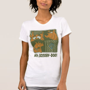 Camiseta Ey gráfico cuadrado tribal de Scooby-Doo