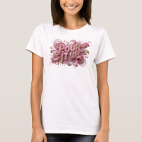 Camiseta Eye-Catching Pink POUR IT UP