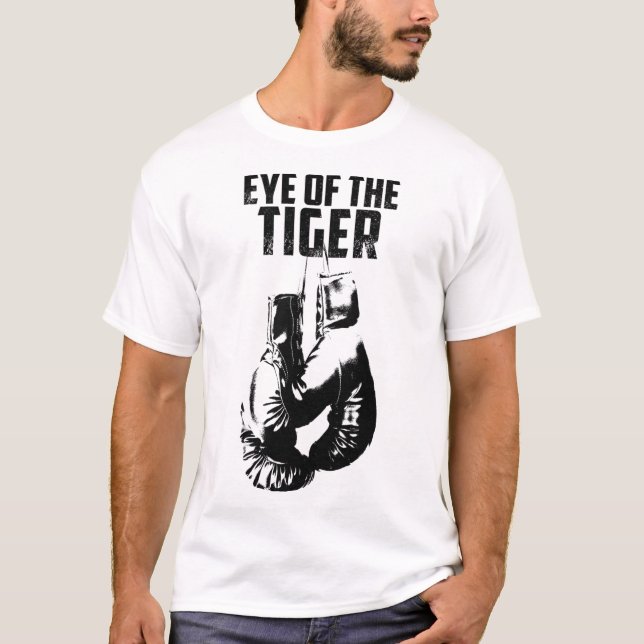 Camiseta Eye of the Tiger Sticker (Anverso)