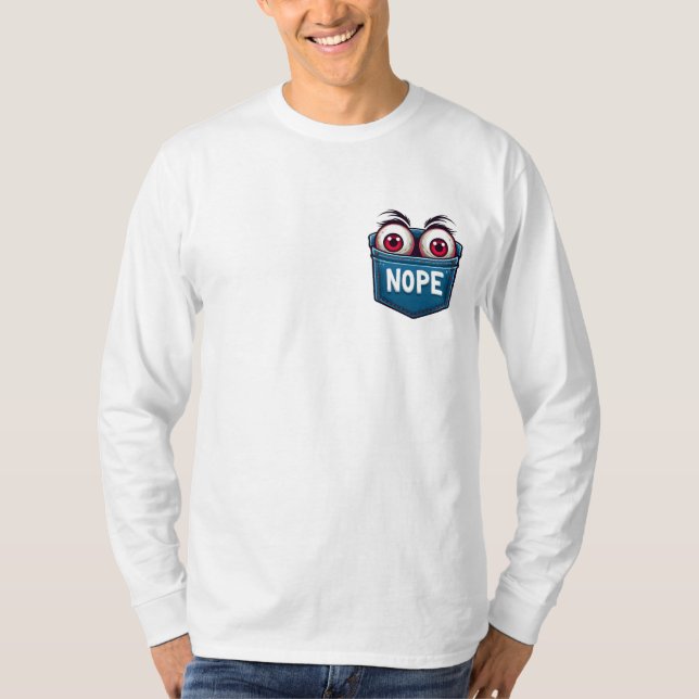 Camiseta Eyeballs on pocket (Anverso)
