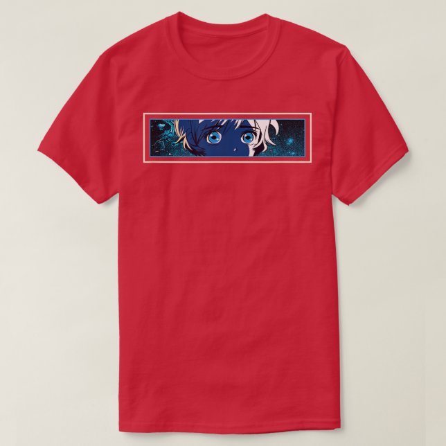 Camiseta Eyes Anime Gráfica Amantes anime desi gráfico (Diseño del anverso)