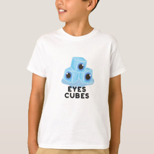 Camiseta Eyes Cubes Funny Ice Pun