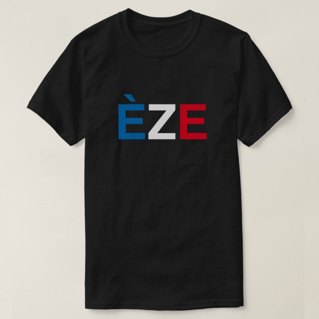 Camiseta EZE Bandera Francesa Esencial (Diseño del anverso)