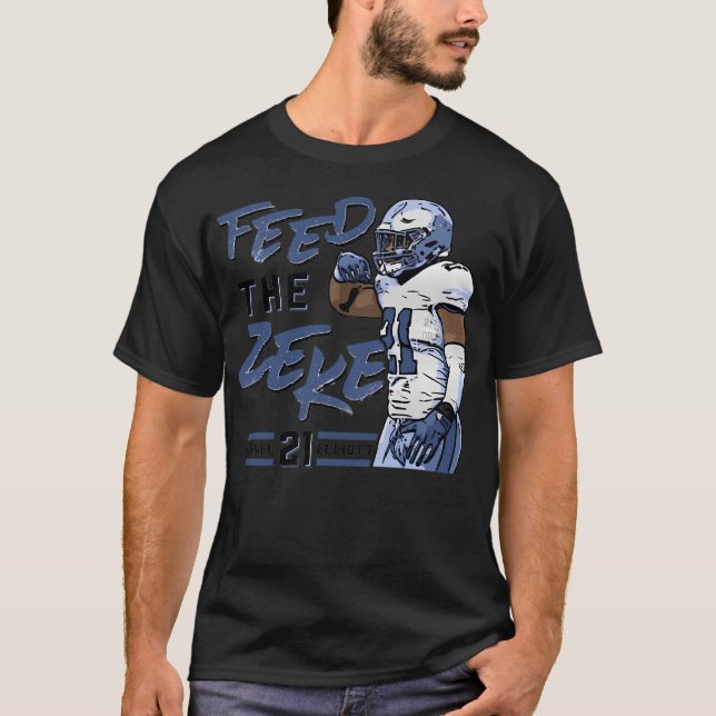 Camiseta Ezekiel Elliott Dallas Feed The (Anverso)
