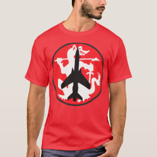 Camiseta F105G Thunderchief Wild Weasel Badge Clean Style