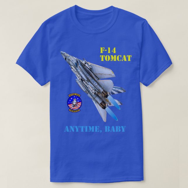Camiseta F14 Tomcat Anytime Baby 1 (Diseño del anverso)