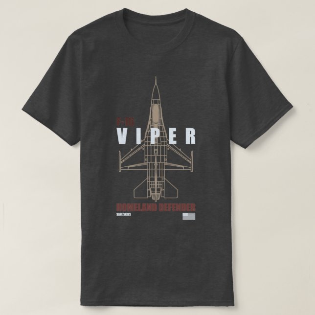 Camiseta F16 Viper 2  (Diseño del anverso)