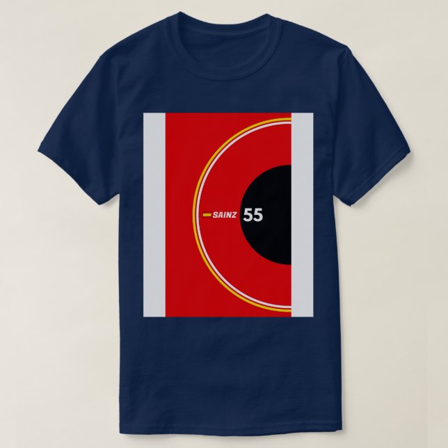 Camiseta F1 2024 55 Sainz TShirt (Diseño del anverso)