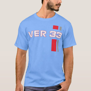 Camiseta F1 Verstappen 33 Fórmula 1 Carreras de toros rojos