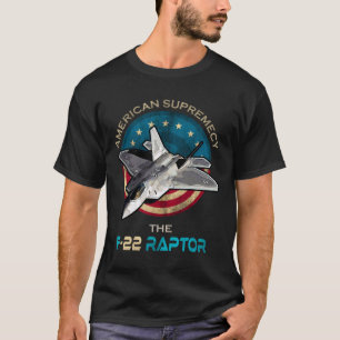 Camiseta F22 Raptor Estadounidense Patriótico Fighter Jet 4