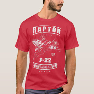 Camiseta F22 Raptor USAF Stealth Tactical Fighter Jet