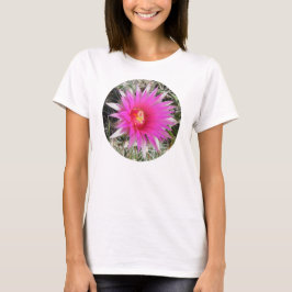 Camiseta F29w Flor de Cactus de bolas "Escobaria vivipara"