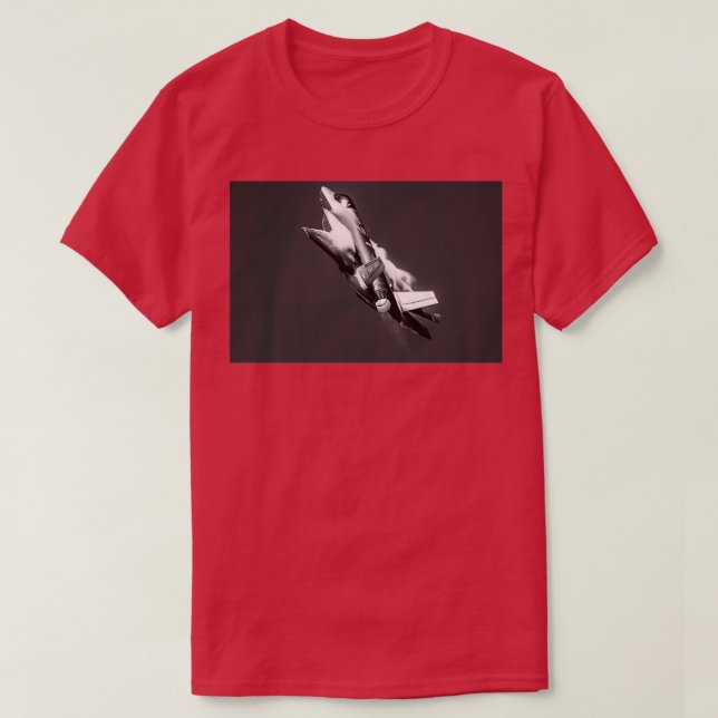 Camiseta F35 Lightning ii en el lanzamiento (Diseño del anverso)