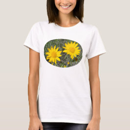 Camiseta F35wma Flores silvestres amarillas Sneezeweed
