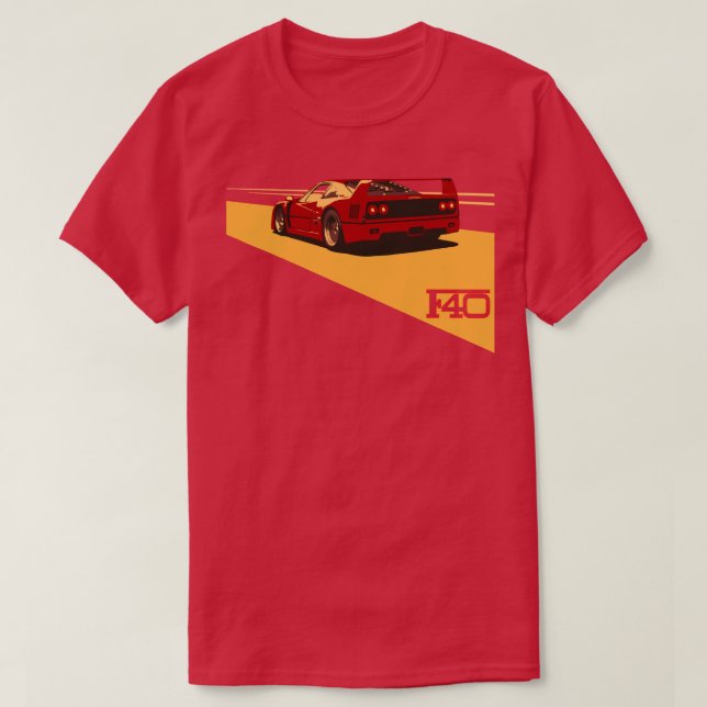 Camiseta f40 (Diseño del anverso)