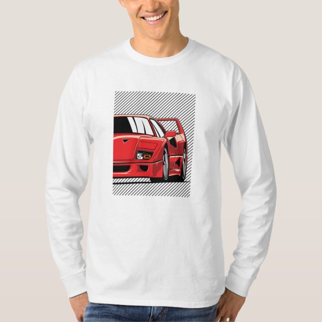 Camiseta F40 Carreras (Anverso)