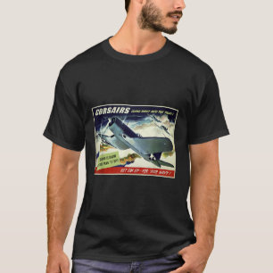 Camiseta F4u Corsair Poster de la Propaganda de Guerra de A