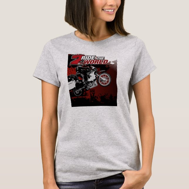 camiseta F650GS del equipo de la ayuda 2RTW (Anverso)