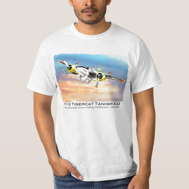 Camiseta F7F-3 Tigercat Airtanker (Anverso)