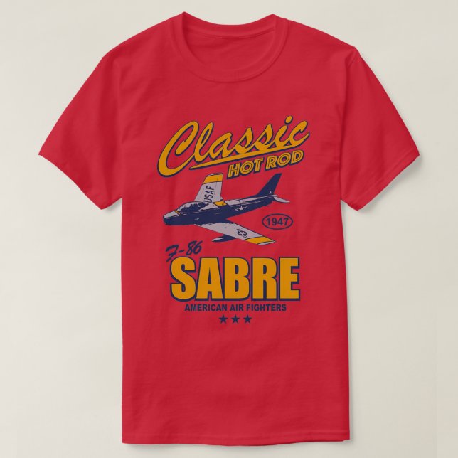 Camiseta F86 Saber (Diseño del anverso)