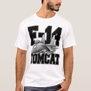 Camiseta F-14 Personalizado de aviones de reacción del Com