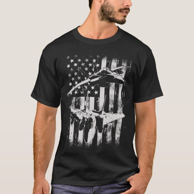 Camiseta F-14 Tomcat Avión Militar De Combate Fla Estadouni (Anverso)