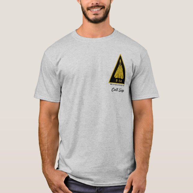 Camiseta F-14 Tomcat - de color claro (Anverso)