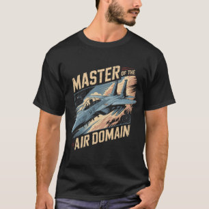 Camiseta F-15 Eagle Jet: Regalo de caza dominador del aire