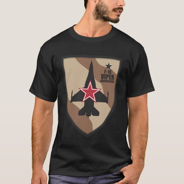 Camiseta F 16 Aggresor 1 (Anverso)