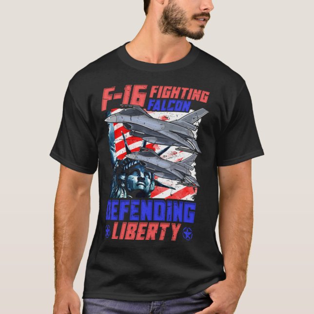 Camiseta F 16 Airforce Jet Pilot (Anverso)