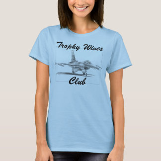 Camiseta F-16, club de las esposas del trofeo