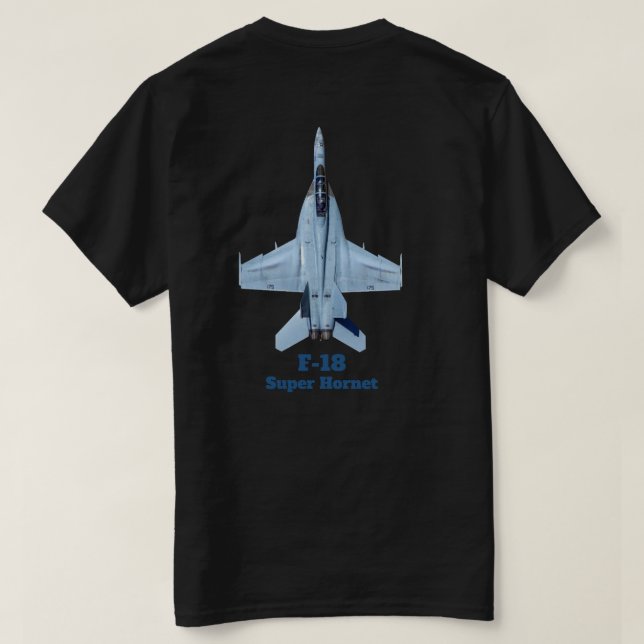 Camiseta F-18 Super Hornet  (Reverso del diseño)