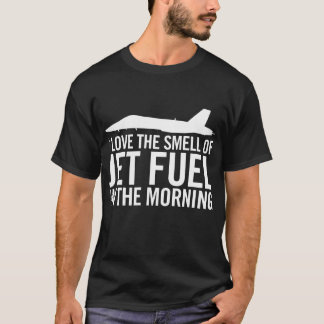 Camiseta F/A-18 Me encanta el olor del combustible de chorr