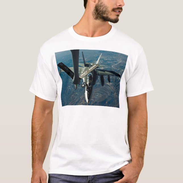 Camiseta F/A 18 reabastecimiento de combustible (Anverso)