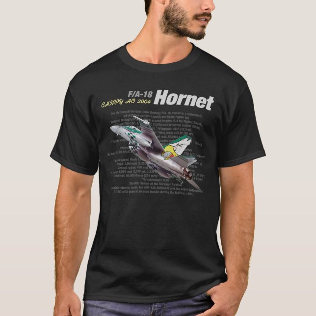 Camiseta F/A-18C HORNET "Chippy Ho! 2004"T-shirt (Anverso)