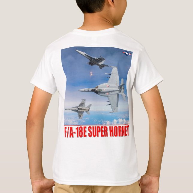 CAMISETA F/A-18E SUPER HORNET (Reverso)