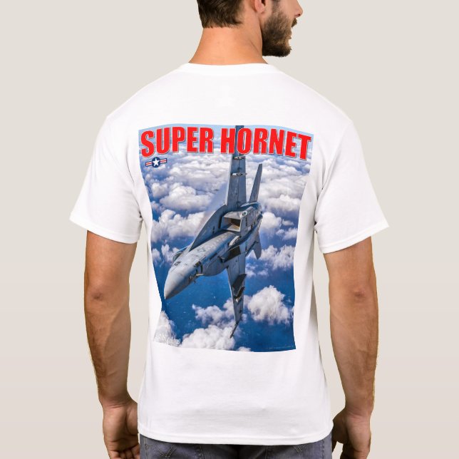 CAMISETA F/A-18E SUPER HORNET (Reverso)