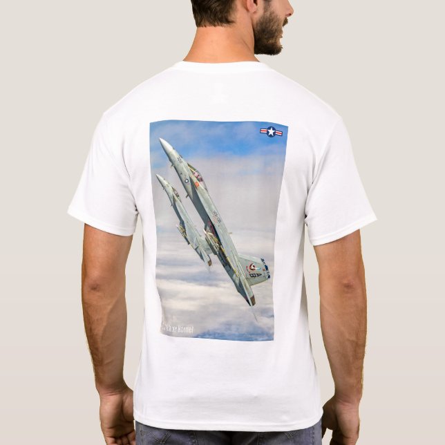 CAMISETA F/A-18E SUPER HORNET (Reverso)