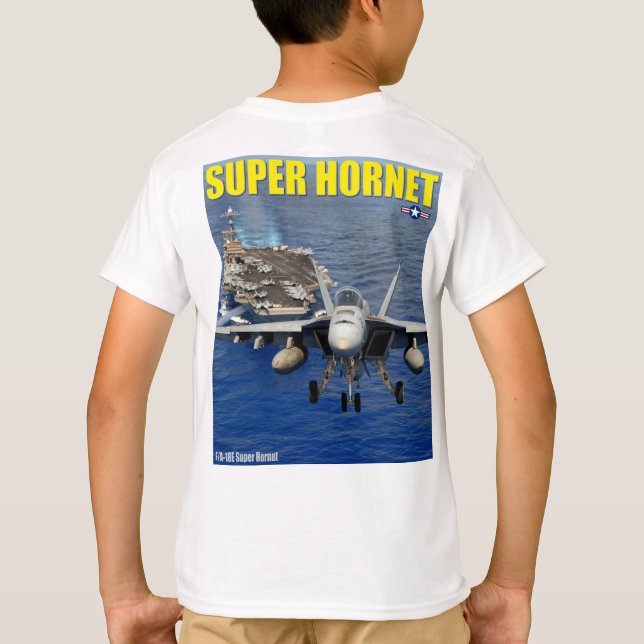 CAMISETA F/A-18E SUPER HORNET (Reverso)