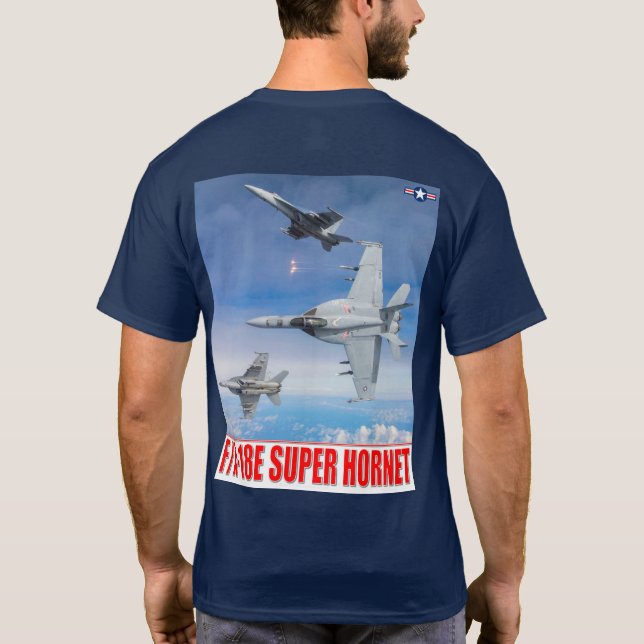 CAMISETA F/A-18E SUPER HORNET (Reverso)