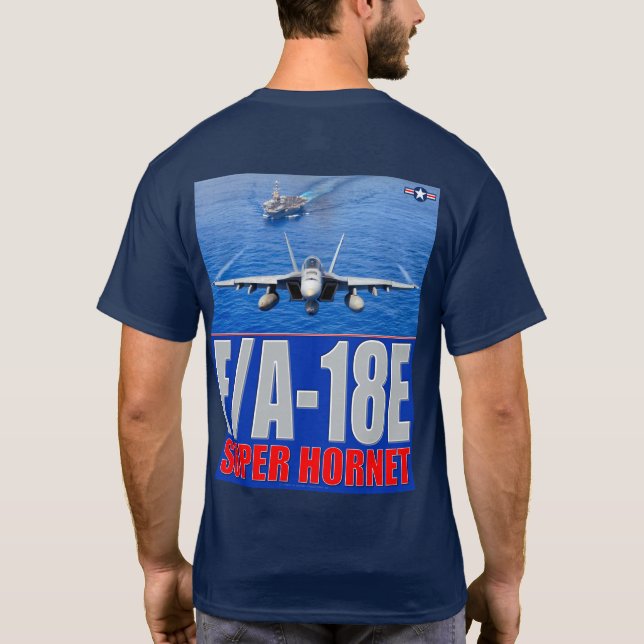CAMISETA F/A-18E SUPER HORNET (Reverso)