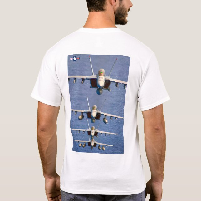CAMISETA F/A-18F SUPER HORNET (Reverso)
