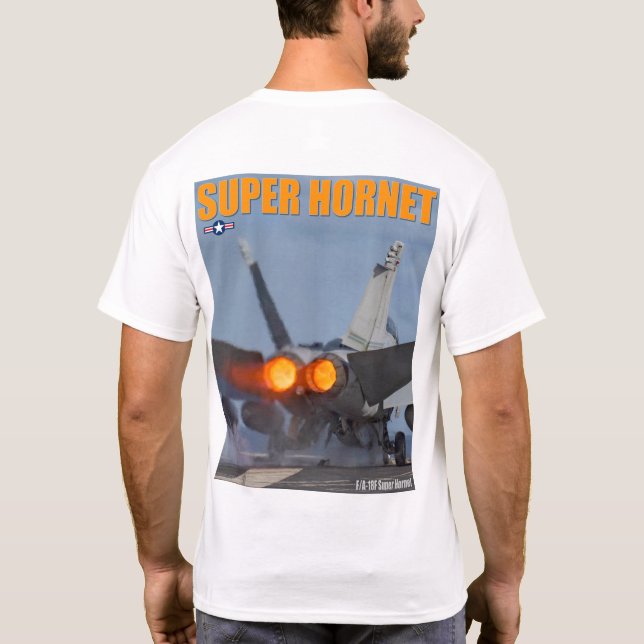 CAMISETA F/A-18F SUPER HORNET (Reverso)