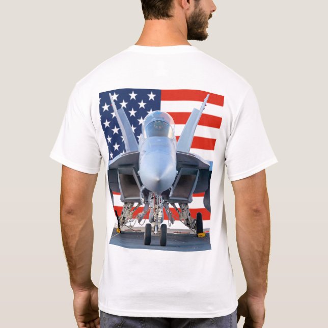 CAMISETA F/A-18F SUPER HORNET (Reverso)