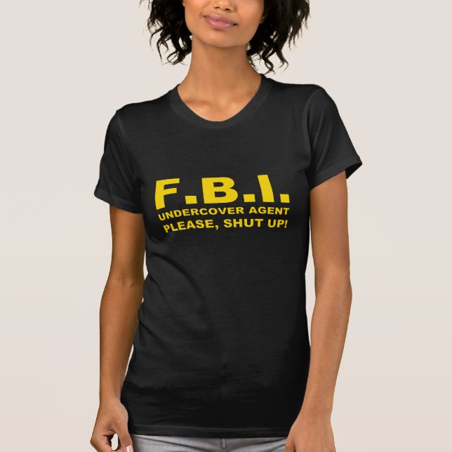 Camiseta F.B.I. Agente (Anverso)
